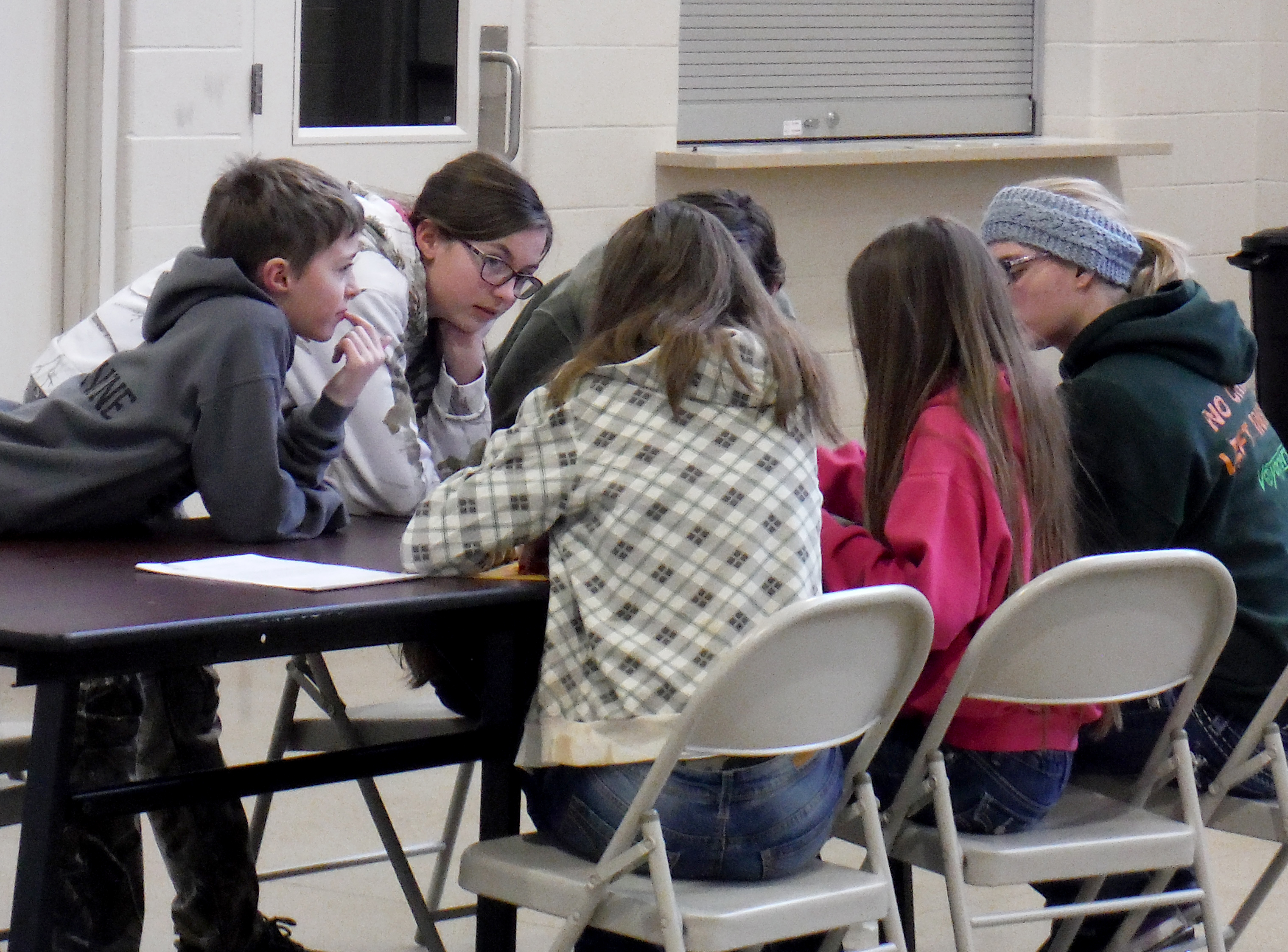 Members at table